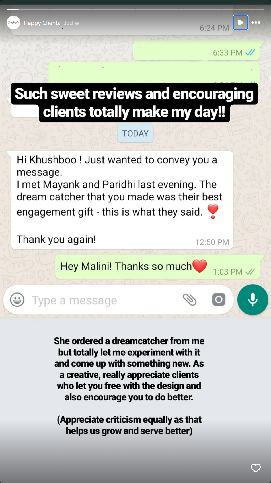 Client Review Screenshot 1