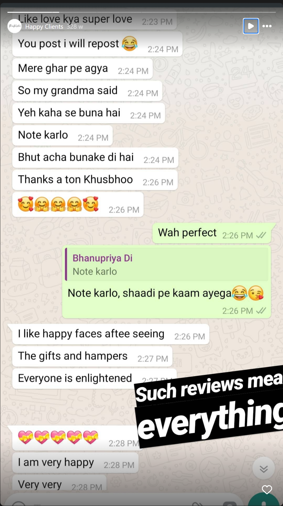 Client Review Screenshot 2